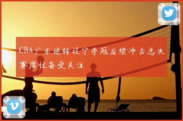 CBA广东逆转辽宁夺冠后续冲击总决赛席位备受关注