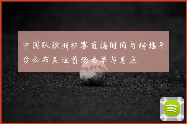 中国队欧洲杯赛直播时间与转播平台公布关注首场名单与看点